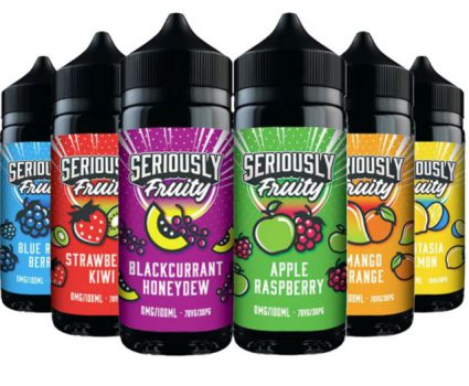 Doozy Seriously Fruity, doozy 2022 deals, doozy end of year 2021 deals, Doozy ejuice deals, seriously fruity 100ml liquid deals, Christmas 2021 ejuice deals uk, discounted seriously fruity e-liquid, 70vg, sweet liquid, fruity liquids, sweet fruit ejuice deals