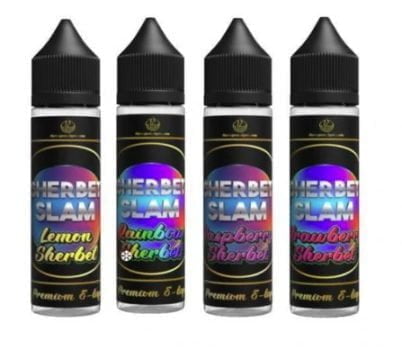 The Vape Makers, Sherbet Slam, 50ml, E-Liquid, 0mg, 70vg, sweet, lemon sherbet, rainbow sherbet, raspberry sherbet, premium e-liquid, fizzy, sour, sherbet ejuice deals, bank holiday ejuice deals, Christmas 2021 ejuice deals, Boxing day 2021 Vape Deals