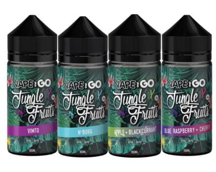 jungle liquid, x jungle liquid deals, vape and go liquid, vape and go ejuice, vape and go x jungle e-liquid, 0mg, 70vg, sweet liquid, vape jungle, x jungle 2022 deals, janaury 2022 vape deals, ejuice 2022 deals, 100ml x jungle 2022 deals