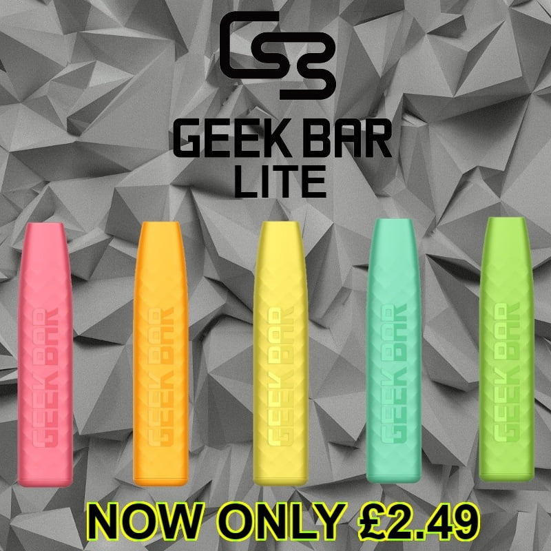 Geek Bar Lite Disposable £2.49 Vape Bargains UK