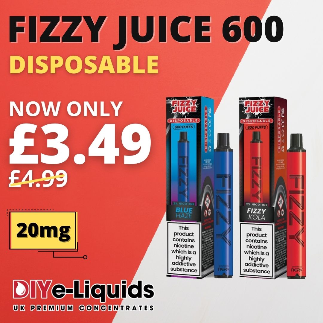 Fizzy Juice 600 Puff Disposable Vape £3.49 Vape Bargains UK