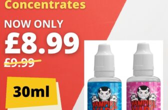 Vampire Vape 30ml E Liquid Concentrate – £8.99