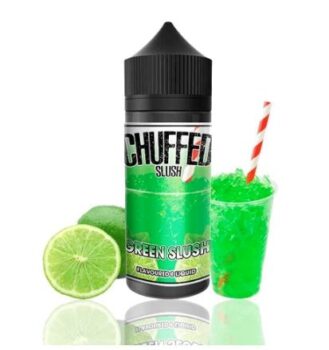 Chuffed Slush, Green Slush, 100ml, Shortfill, E-Liquid, iced liquid deals, slushy liquid deals, Easter liquid deals, Bank holiday vape deals, bank holiday 2022 deals