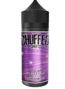 Chuffed Sweets, Violets, 100ml, Shortfill, E-Liquid, Chuffed Sweets Violets, 100ml Shortfill E-Liquid chuffed liquid deals 2022, bank holiday e-liquid deals, 70vg, violets e-juice deals,