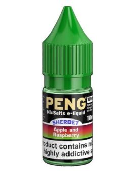 PENG, Apple and Raspberry, Nic Salt, Eliquid, 10ml peng, peng deals, cheapest peng 10ml, 10mls liquids, peng salt nics cheap, peng salts, peng 10ml salts