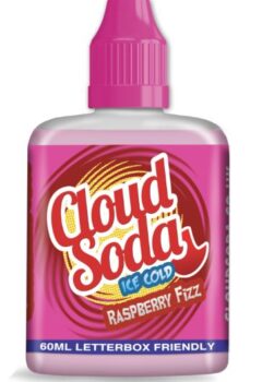 Raspberry Fizz, CloudSoda, 60ml E-Liquid, Shortfill deals, rejuiced deals, 70vg deals, raspberry fizz e-liquid, raspberry, fizzy, refreshing liquid deals, summer vape deals, summer 2022, summer e-liquid deals