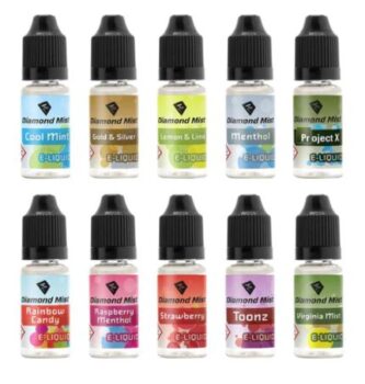 Diamond Mist, 10ml, Nic Salt, E-Liquid, salt nics liquid deals, salts deals, 50vg, sweet, fruity, sour, mint, salt liquid deals, July salt nic deals, 10ml deals