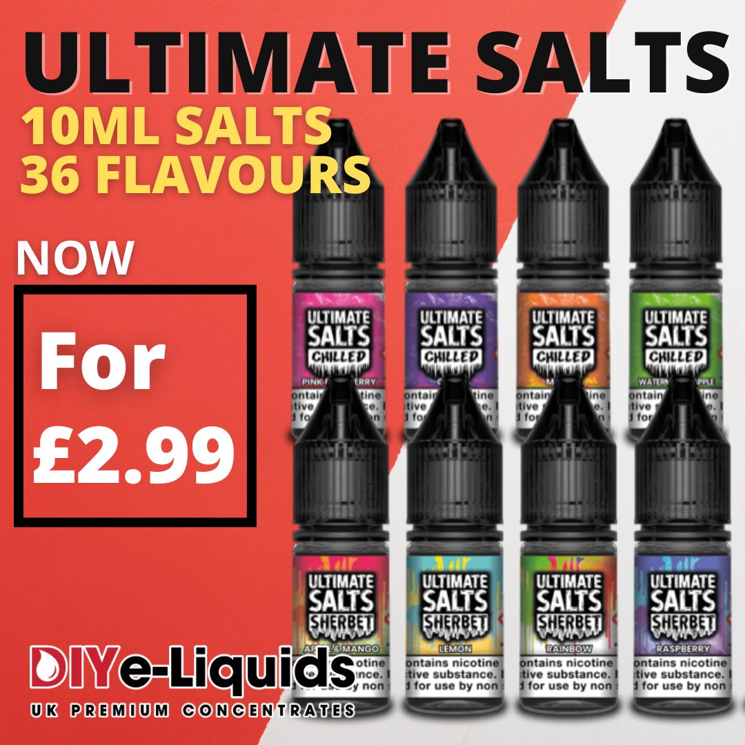 Ultimate Puff 10ml Nic Salts - £2.99 - Vape Bargains UK