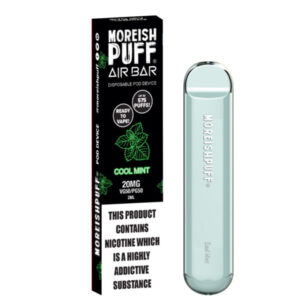 moreish puff air bar disposable vape cool mint