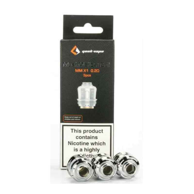 Geek Vape Mesh Mellow MM X1 0.2ohms Coil x3 - £6.50 - Vape Bargains UK