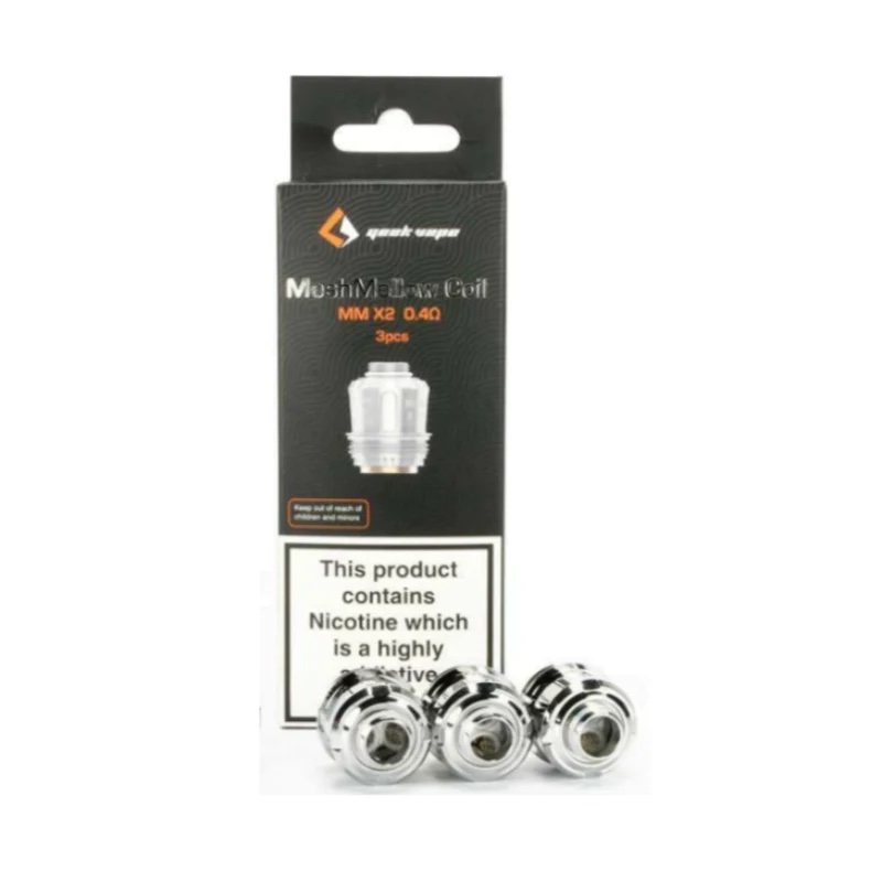 Geek Vape Mesh Mellow MM X2 0.4ohms Coil x3 - £6.50 - 24/8/22 - Vape ...