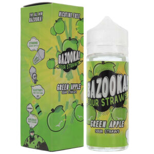 green-apple-100ml-eliquid-shortfill-bottle-with-box-by-bazooka-sour-straws