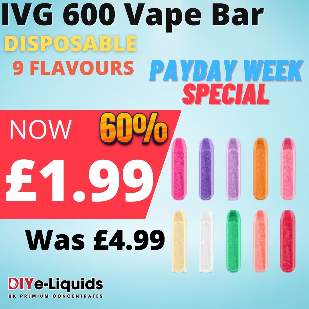 IVG 600 Disposable Vape Bar – £1.99 - Vape Bargains UK