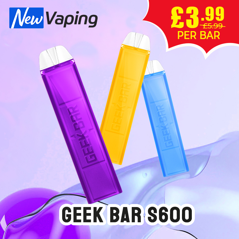 Geek Bar S600 Disposable Vape Kit £3.99 Vape Bargains UK