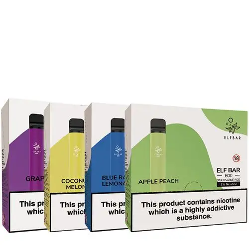 Elf Bar Disposable Vape 10 Pack - £38.99 - Vape Bargains UK