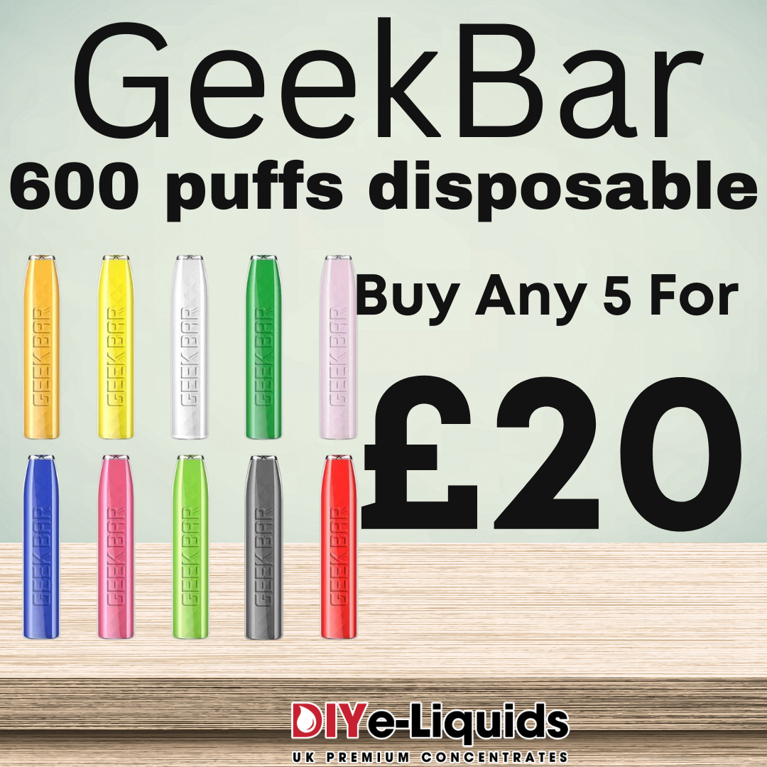GEEK BAR 5 Pack Disposable Vape £20.00 Vape Bargains UK