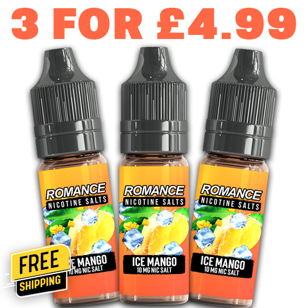 Ice Mango 3x 10ml Nic Salt E Liquid £4.99 Vape Bargains UK