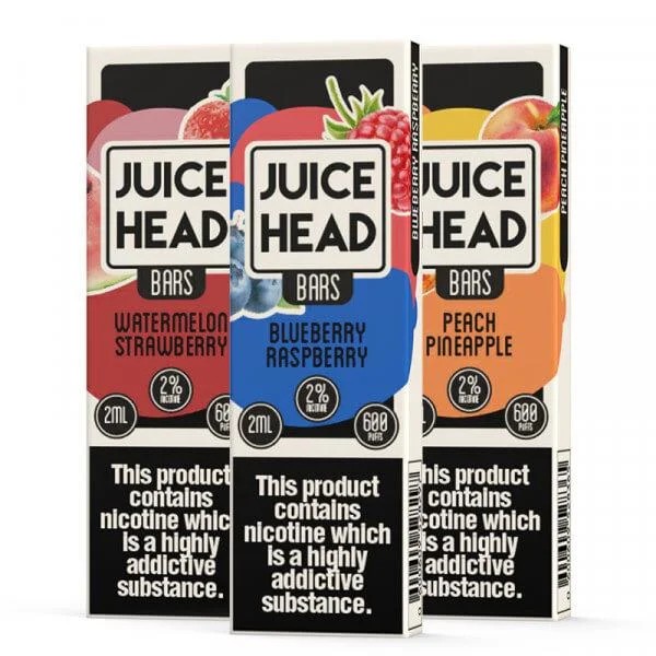 Juice Head Bars Disposable Vape Pod Kit 10 Pack £17.99 Vape Bargains UK