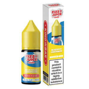 Fizzy Juice 5000 Blue Razz Lemonade Nic Salt E-liquid 10ml bottle with box