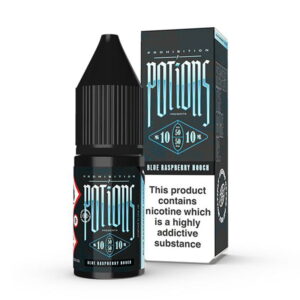 Potions-Blue-Raspberry-Hooch-Nic-Salt-E-Liquid-10ml-Bottle-with-box