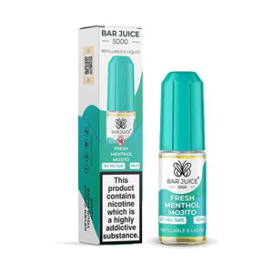 Bar-Juice-5000-Fresh-Menthol-Mojito-Nic-Salt-E-Liquid-10ml-Bottle-With-Box