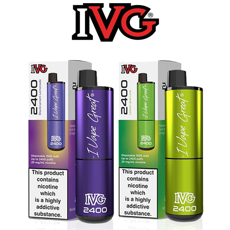 IVG 2400 Disposable Vape Pods - £11.99 - Vape Bargains UK