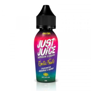 Just-Juice-Exotic-Fruits-cherimoya-grapefruit-berries-50ml-Eliquid-shortfill-bottle