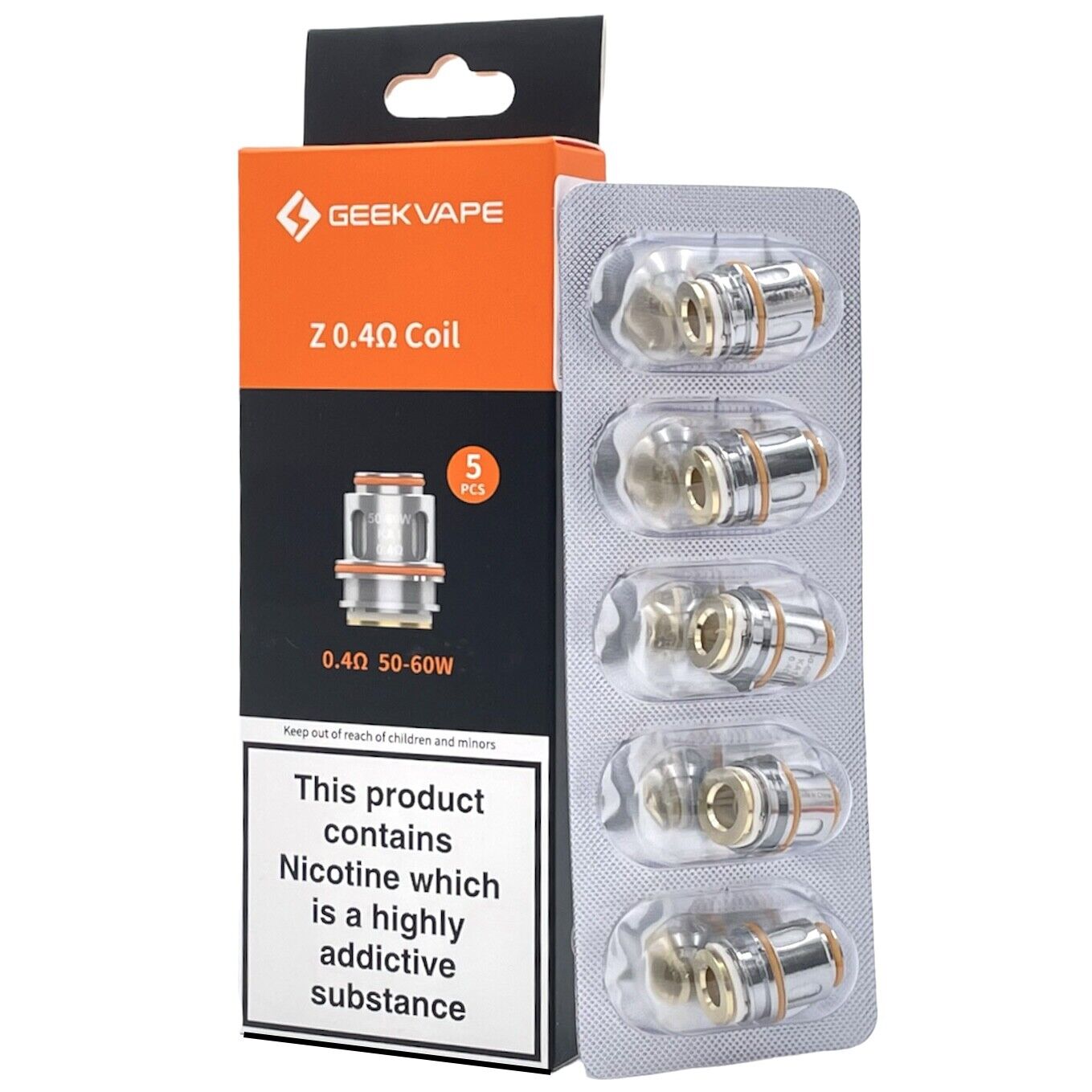 Geekvape Zeus Coils 5 Pack (0.4ohm) £8.99 Vape Bargains UK