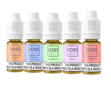 boss liquids, boss salts, boss salts 10ml deals, salt nic deals, redbox salt deals, salts cheap, 10ml salts, blue razz salts deals, strawberry kiwi, banana ice, salt liquid august 2023 deals