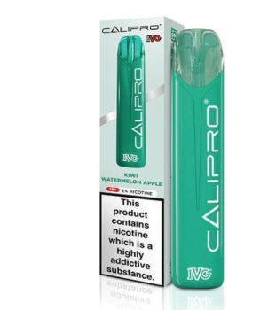 IVG, Calipro, Disposable Vapes, Kiwi Watermelon Apple, 20mg, 3 pack, multi pack vapes, ivg multi packs, calipro disposable deals, IVG August 2023 deals