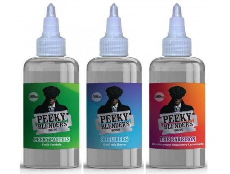 peeky blenders, peeky blenders 500ml, 500ml liquids, peeky blenders liquid deals, red box vape deals, 500ml, 50vg, 0mg, August 2023 Bank holiday deals, 2023 bank holiday, august 2023 liquid deals