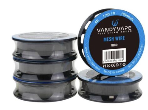 Vandy Vape, Mesh Wire, Vandy Vape Mesh Wire, sub ohm wire, squonk wire, dripper wire, vape wire, vandy vape mesh wire deals, mesh wire uk deals, cheapest vandy vape wire, 1.2ohm mesh wire, 1.8ohm mesh wire, vandy vape August Bank holiday deals