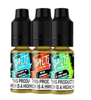 Bar Saltz, 10ml E Liquids, august bank holiday, 50vg, sweet, fruity, gummies, sour liquid, sour salts, bar salt deals, coupon code deals, coupon code liquids, salts coupon codes