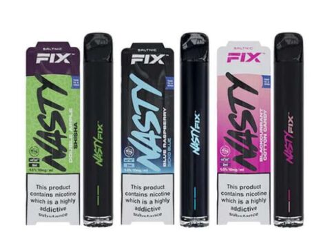 Nasty Fix, Disposable Vape Pods, nasty fix deals, nasty fix vape bars, vape bar deals, vape disposables deals, cheapest nasty fix uk, nasty fix autumn 2023 deals,