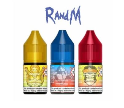 RandM 7000 Nic Salt E-Liquids, liquid flavours, 50vg, sweet, fruity, icy, ice fruits, 7000 puffs, 10ml, 50pg, 20mg, 10mg, cola, menthol