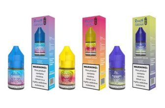 R and M 9000 Tornado Nicotine Salt E-liquid 10ml – £2.10