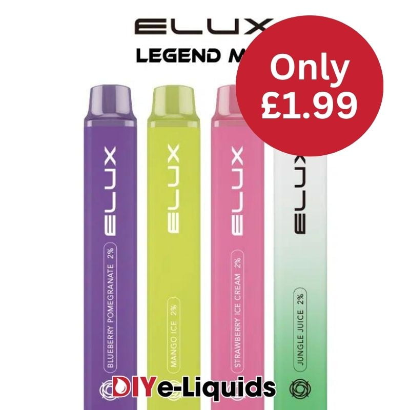 Elux Legend Mini Disposable Vape - £1.99 - Vape Bargains UK