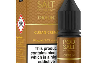 Cuban Creme 20mg Nic Salt E-Liquid By Pod Salt £3.99