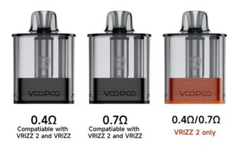 VOOPOO VRIZZ V2 Replacement Pod Cartridge 2 Pack – £4.39
