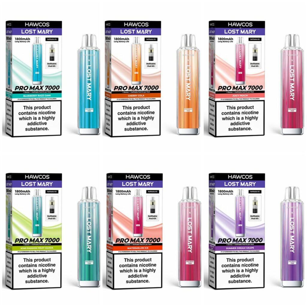 Lost Mary x Hawcos Pro Max 7000 Vape Kit £7.99