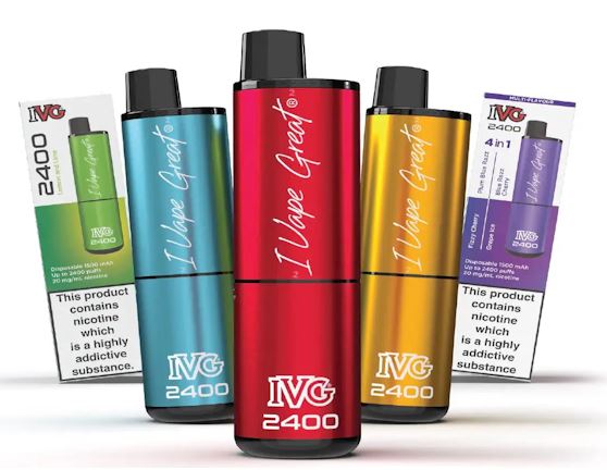 IVG 2400 Prefilled Vape Kit 5 Pack £34.99