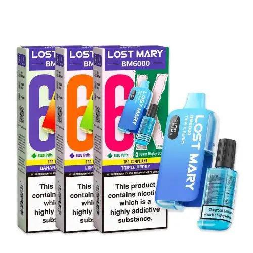 Lost Mary BM6000 Vape Kit – £7.49 Any 3 For £20