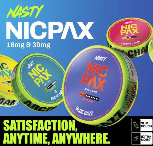 Nasty Nic Pax Nic Pouches 49p