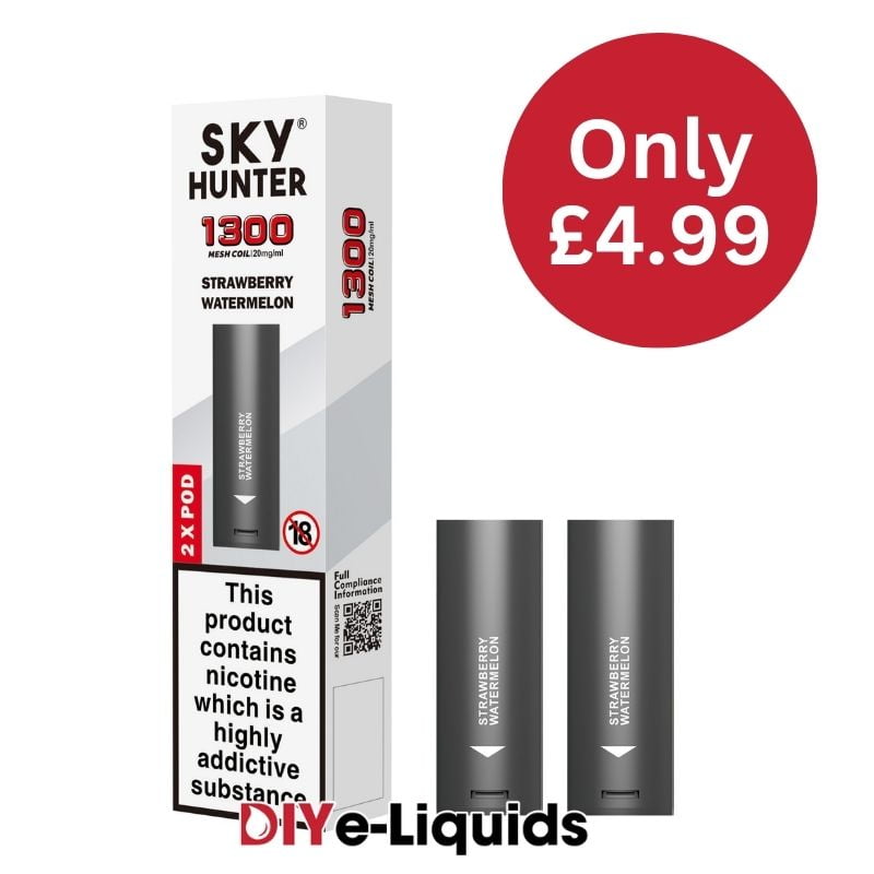 SKY HUNTER Prefilled Replacement Pods (2 Pack) – £4.99