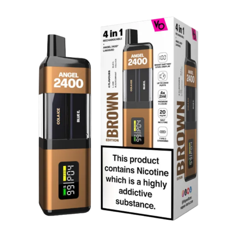 Vapes Bars Angel 2400 Brown Edition £10.40