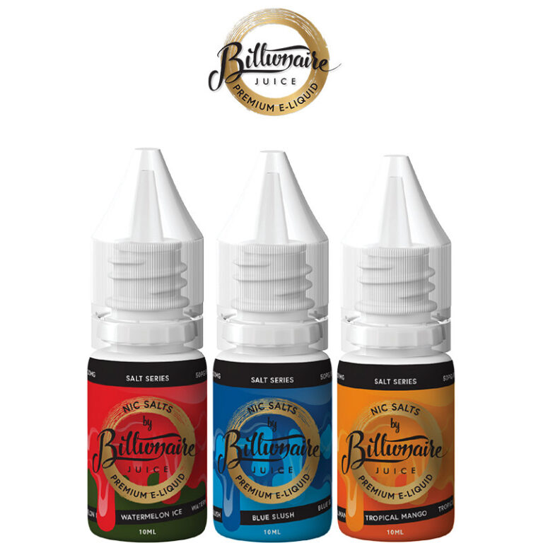 Billionaire Juice 10ml Nic Salt E-Liquids – £2.99