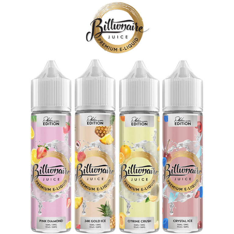 Billionaire Juice 50ml Platinum Edition E-Liquid – £7.99