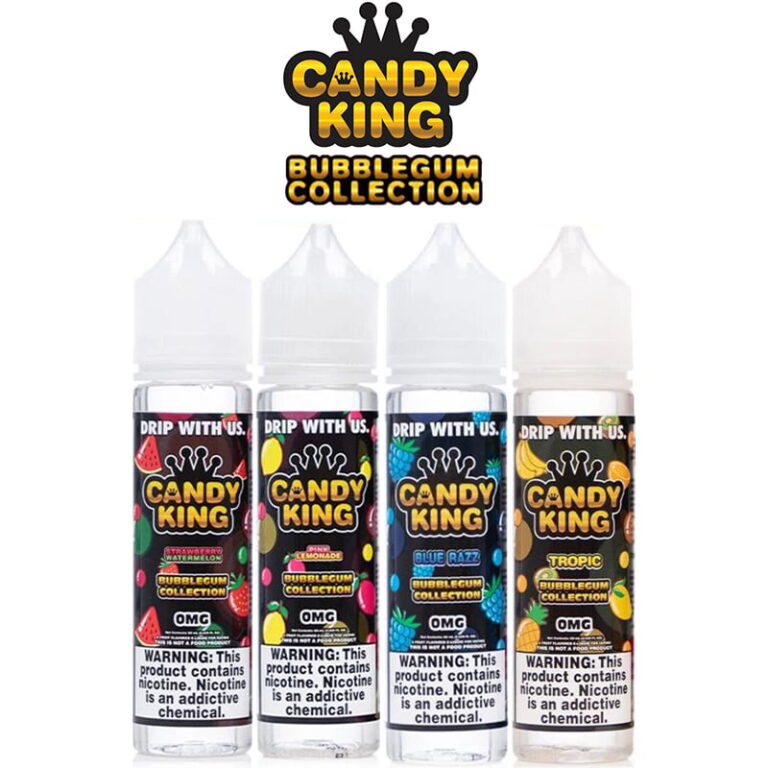 Candy King Bubblegum 2x 50ml E-Liquid Shortfills – £9.99