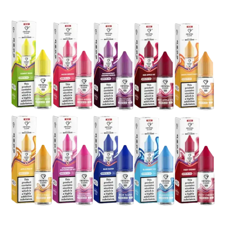 Crystal Clear Bar Nicotine Salts 10mg – £2.00