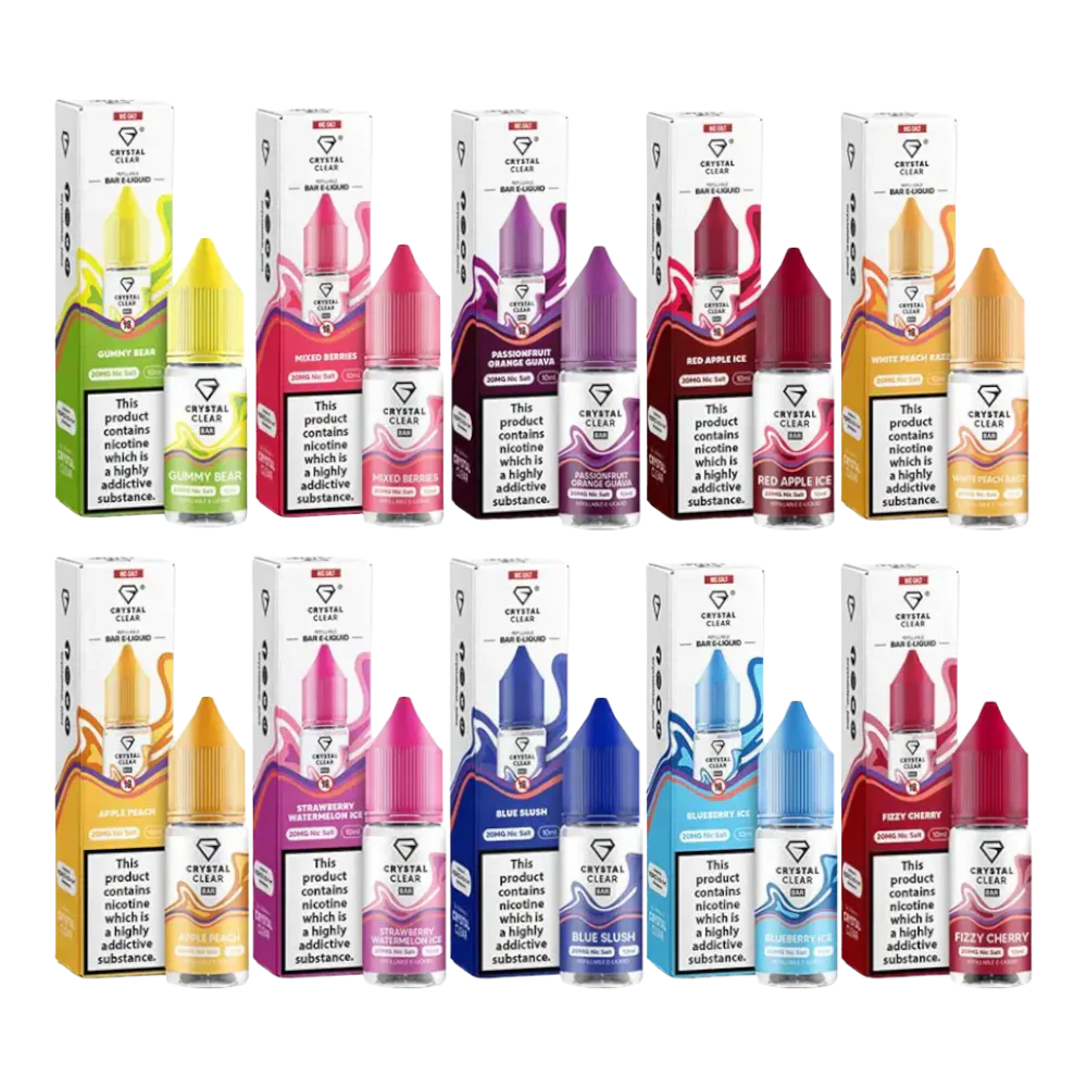 Crystal Clear Bar Nicotine Salts 10mg – £2.00